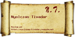 Nyolczas Tivadar névjegykártya